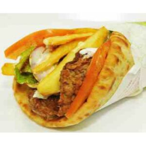 Πίτα με φρέσκο μπιφτέκι μοσχαρίσιο